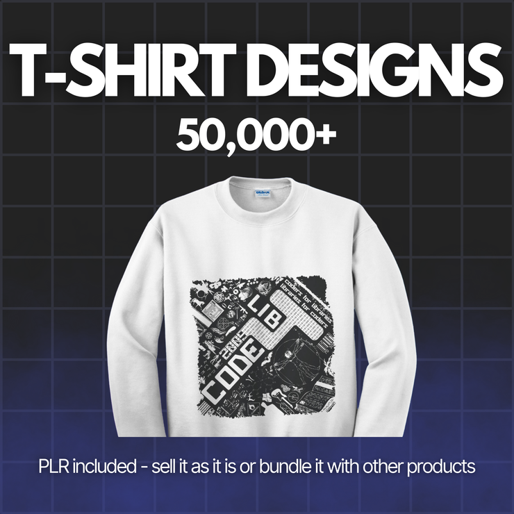 T-Shirt Designs Pack (50,000+) - Hyeon-PLR