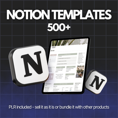 Notion Templates (500+) - Hyeon-PLR
