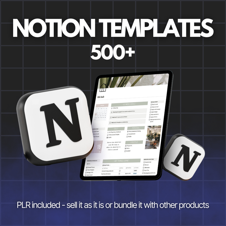 Notion Templates (500+) - Hyeon-PLR