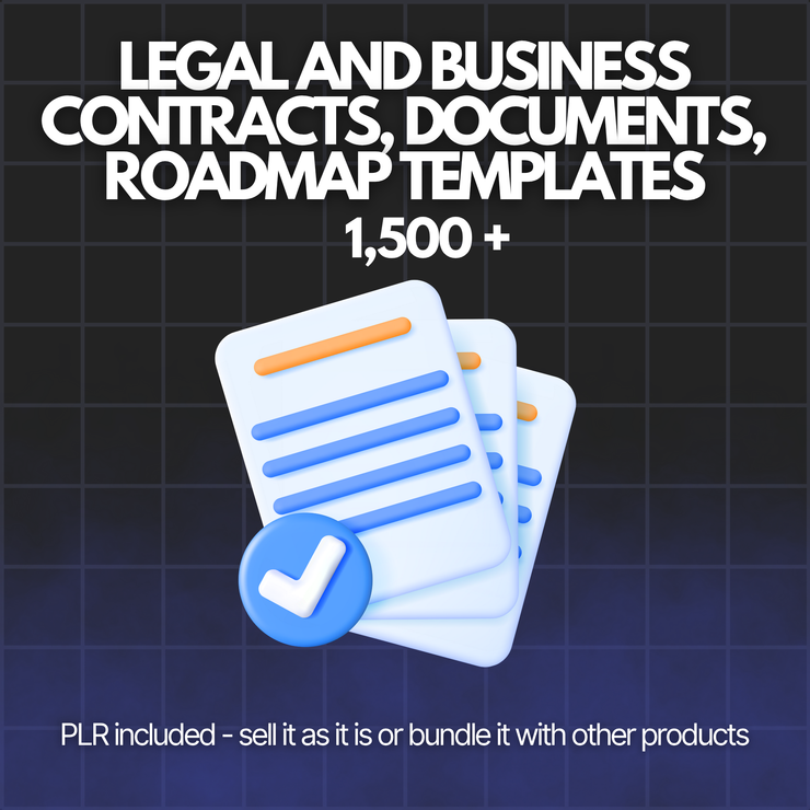 Legal & Business Documents Template Bundle (1,500+) - Hyeon-PLR