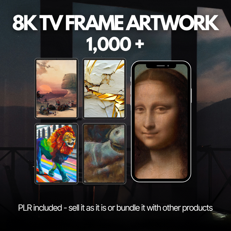 8K TV Frame Artwork Bundle (1,000+) - Hyeon-PLR